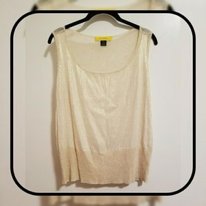 St. John Sequined Tank Top XL (Evening)
